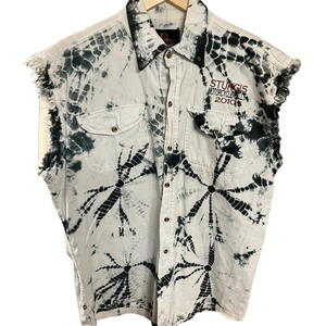 Bikers Club mens “Sturgis motorcycle rally 2010” jean‎ vest size large